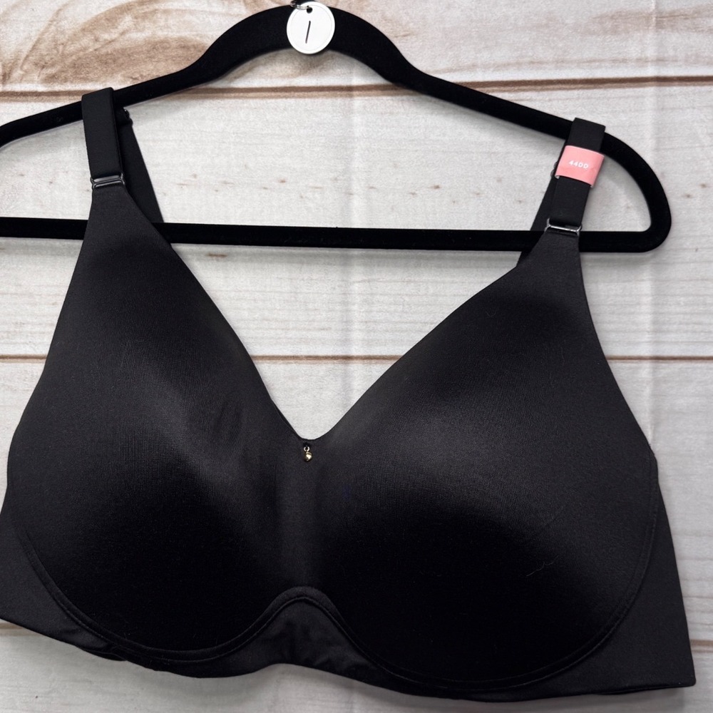 Cacique Black Smoothing Bra 44DD New With Tags